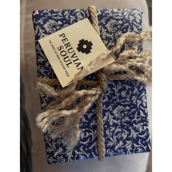 Peruvian Alpaca Fur Earmuffs Women Winter Ear Warmers Soft Plush Blue Handmade - Picture 3 of 9